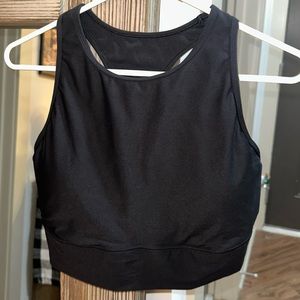 CALIA (L) Keyhole Sports Bra | Black
